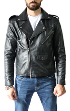 Load image into Gallery viewer, Sheepskin Black Moto Jacket